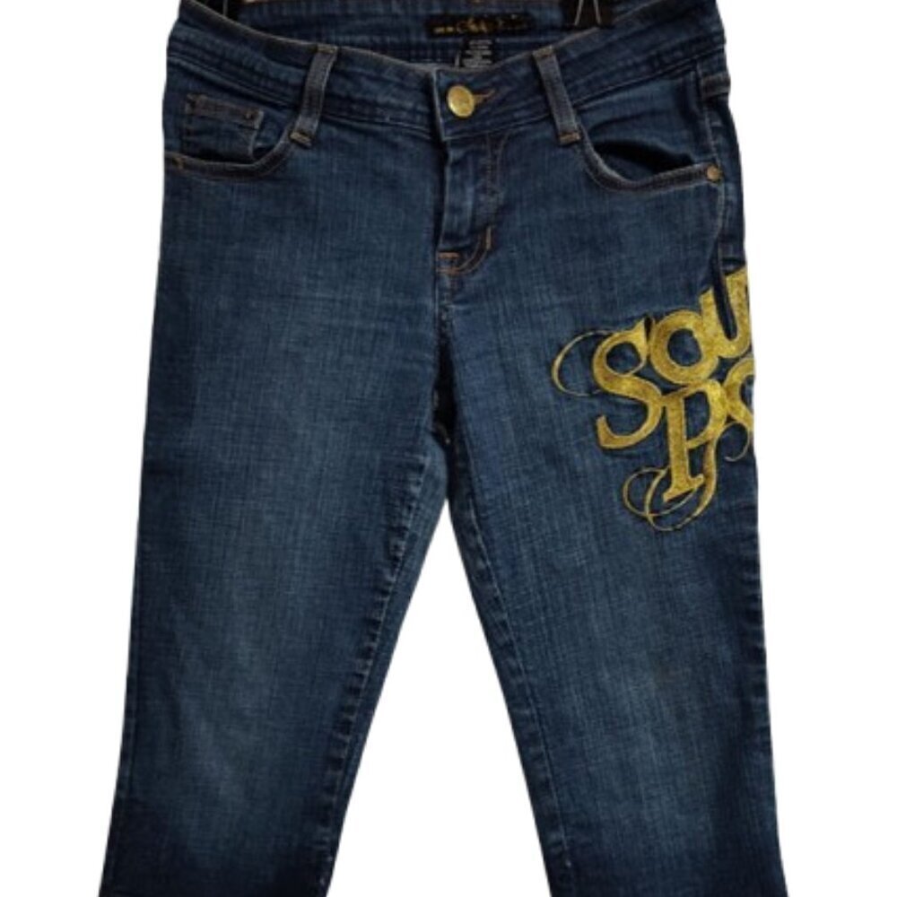 Vintage South Pole Denim Knee Knockers Junior Size 5